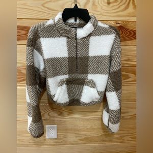 SHEIN Fluffy Cropped Jacket